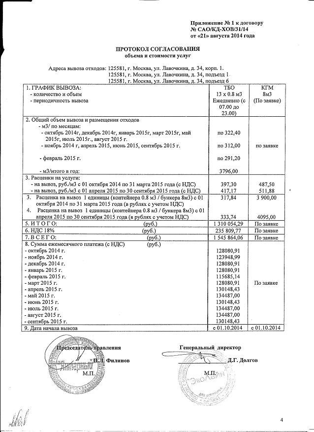 Договор по вывозу строительного мусора образец